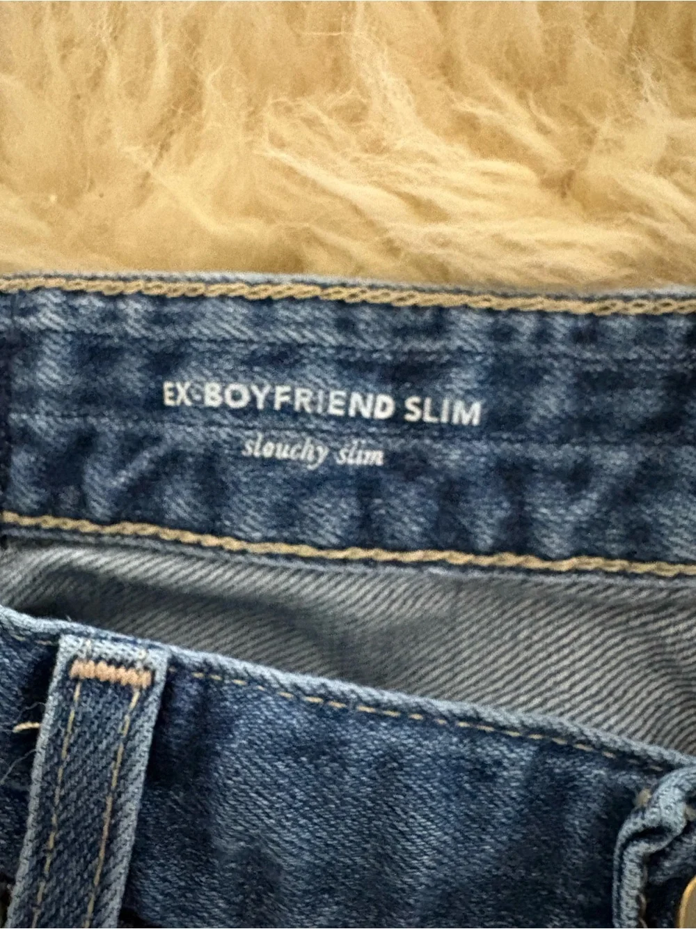 Ag Adriano Goldschmied Blue Ex Boyfriend Slouchy Slim Capris Jeans - Picture 7 of 8